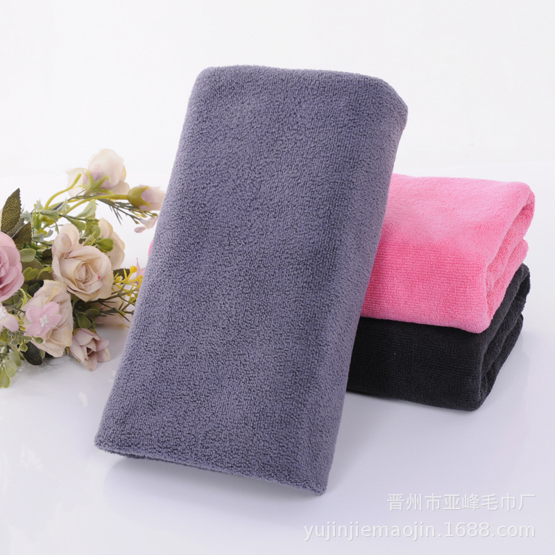 Wholesale Towel Household Soft Absorbent Microfiber Hair-Drying Towel Housekeeping Cleaning Beauty Towel Custom Logo