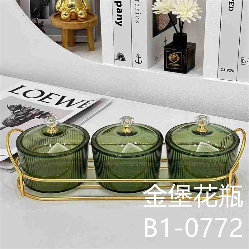 Green Plastic round Fruit Plate Living Room Coffee Table Storage Box Refreshments Candy Plate Dim Sum Plate Snack Dish Dried Fruit Box