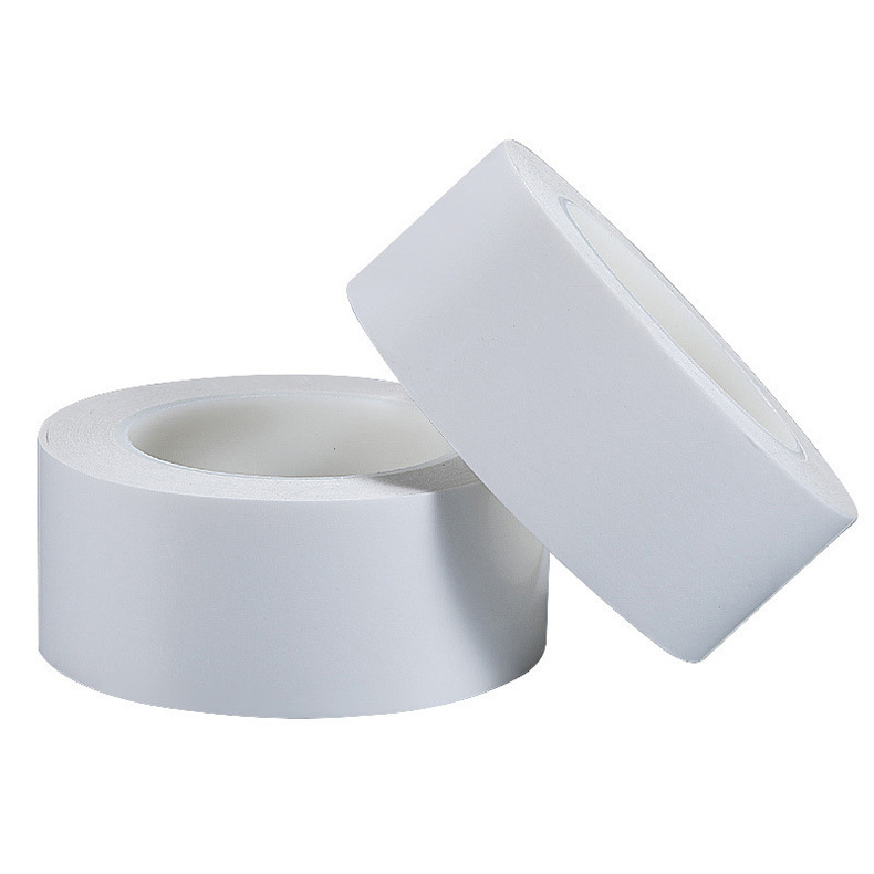 pet单层高粘白色丙烯酸压敏胶胶带贴pu皮革尼龙纱线木头墙壁瓷砖