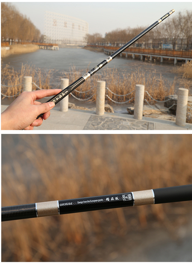 手竿短节短节鱼竿手竿碳素溪流竿28调轻硬钓鱼竿套装鲫