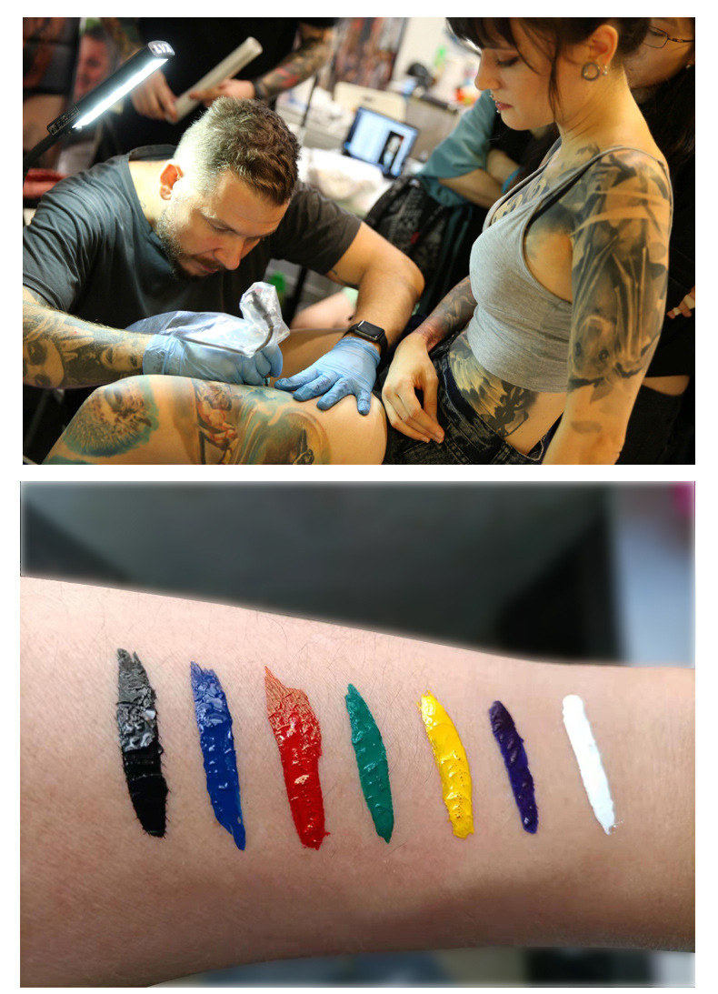 厂家批发半永久纹身色料矿物质纳米级易上色纹身墨水刺青墨水30ml