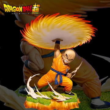七龙珠系列手办cs克林气元斩雕像最强地球人献祭神器手办摆件模玩