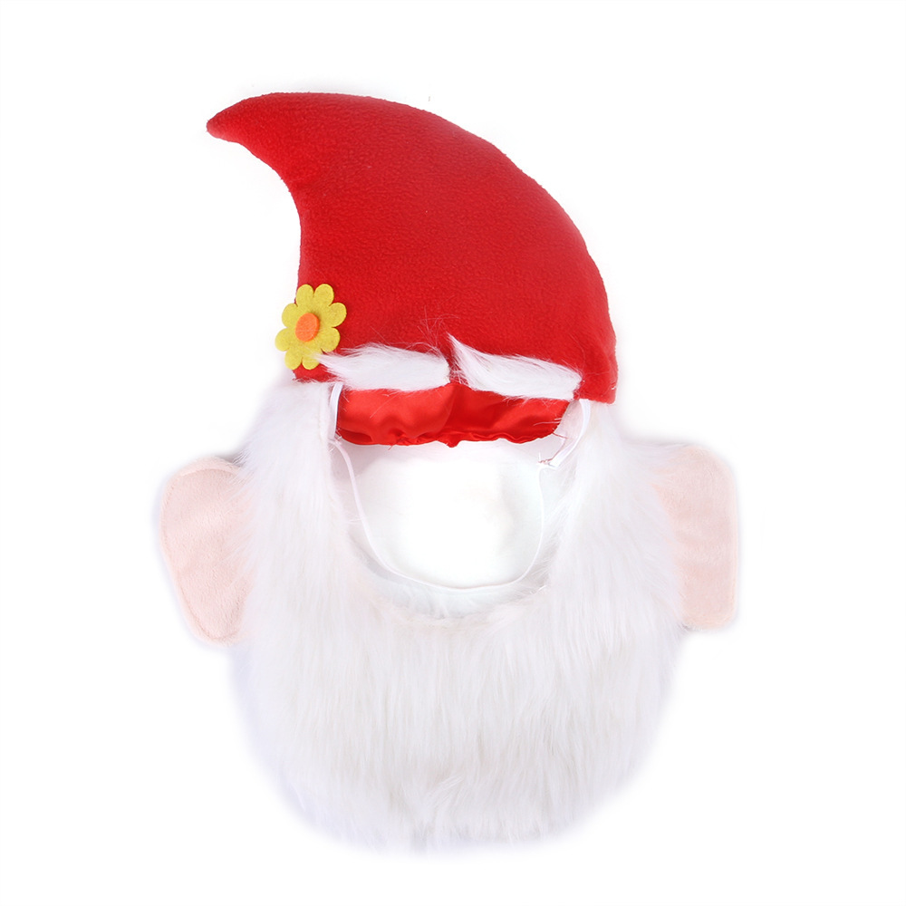 Amazon Hot Selling Pet Hood Hat Christmas Medium and Large Dog Ornament Funny Supplies Factory Wholesale