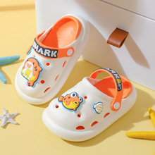 新款EVA儿童拖鞋夏季女童防滑男童包头小童软底洞洞鞋婴儿宝宝凉
