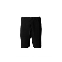 画家made  非三宅JF159  纯色褶皱设计感短裤休闲短裤浅灰色黑色