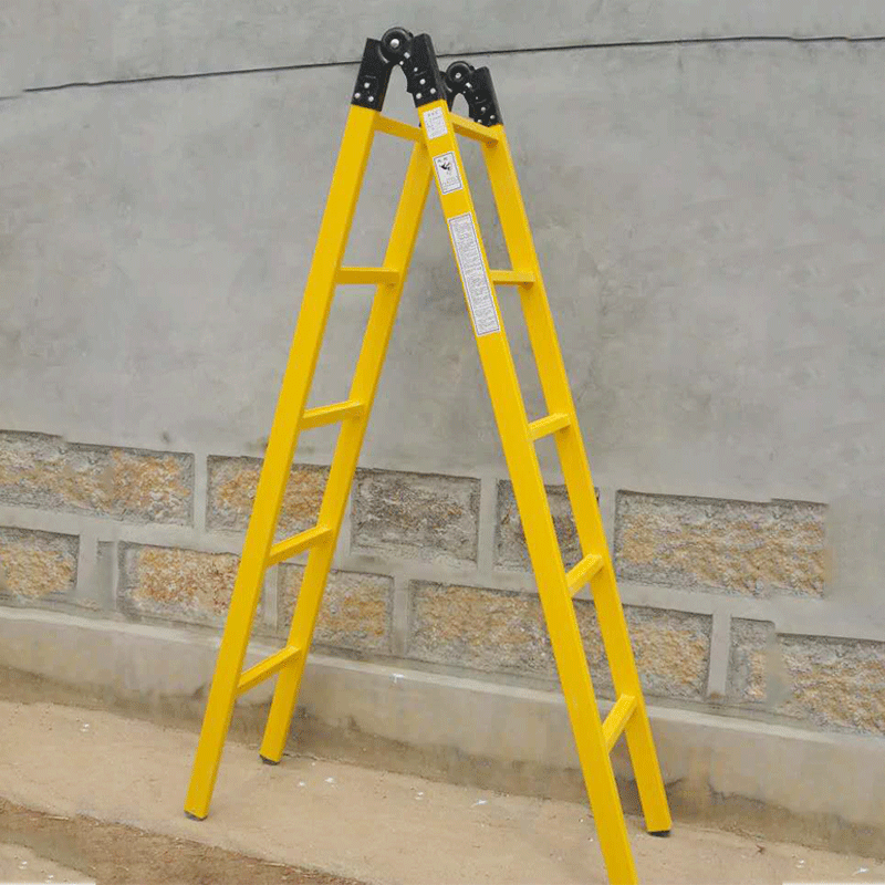 厂家供应 玻璃钢伸缩折叠梯 家用室内升降爬梯 便携式伸缩折叠梯