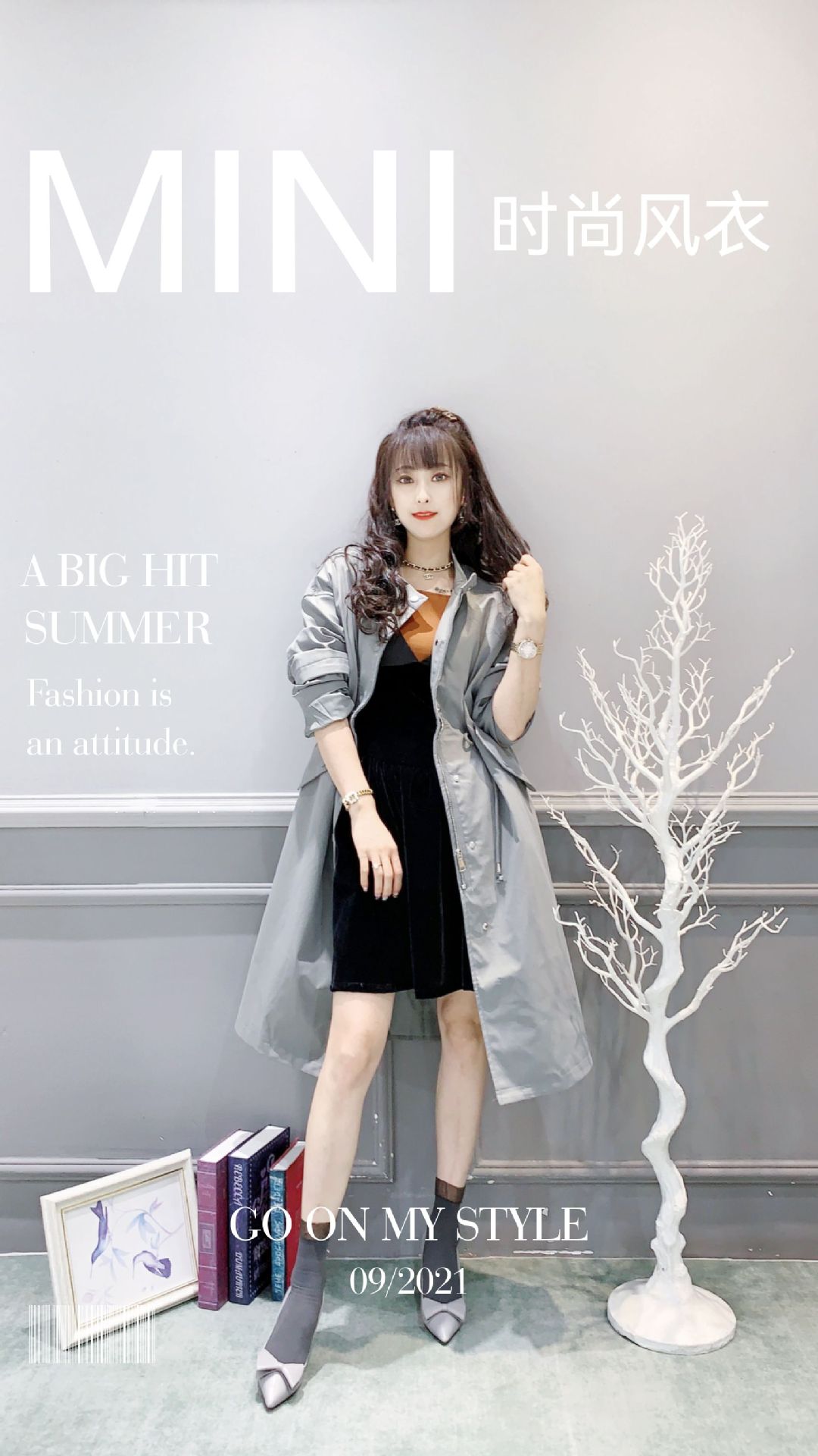 mili风衣秋折扣女装品牌拉夏贝尔牛仔裤麦寻连衣裙广州礼加诚明浩