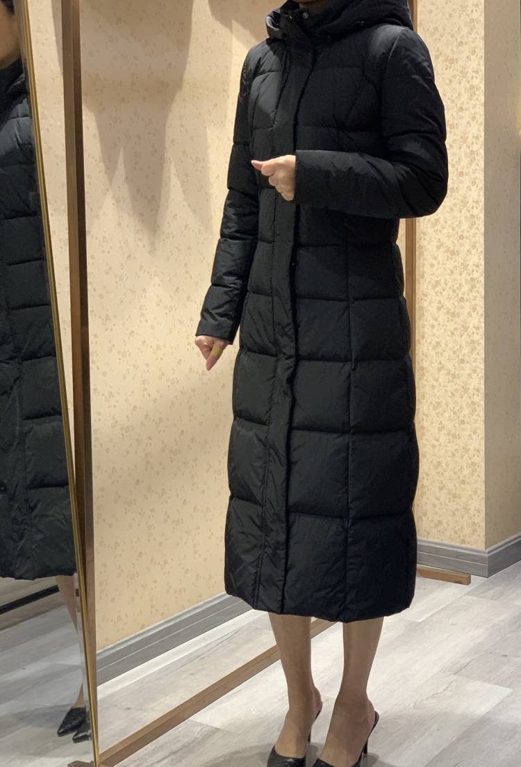 超厚加长款羽绒服女长过膝修身显瘦加厚超长特厚保暖大衣防寒服
