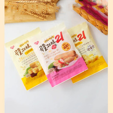 韩国进口爱宝乐园谷物棒米果棒磨牙棒饼干糙米卷50g 原味 草莓味
