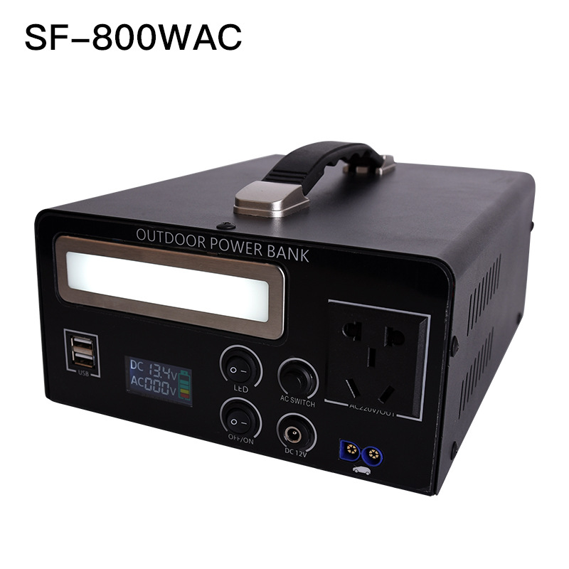 Outdoor Power Supply 220V Solar Charging Vehicle Emergency Start Power Supply 500W High Power Portable Energy Storage Power Supply