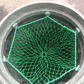 可定制井窨井口防护网 井盖网防坠网 饮品酒水瓶兜网