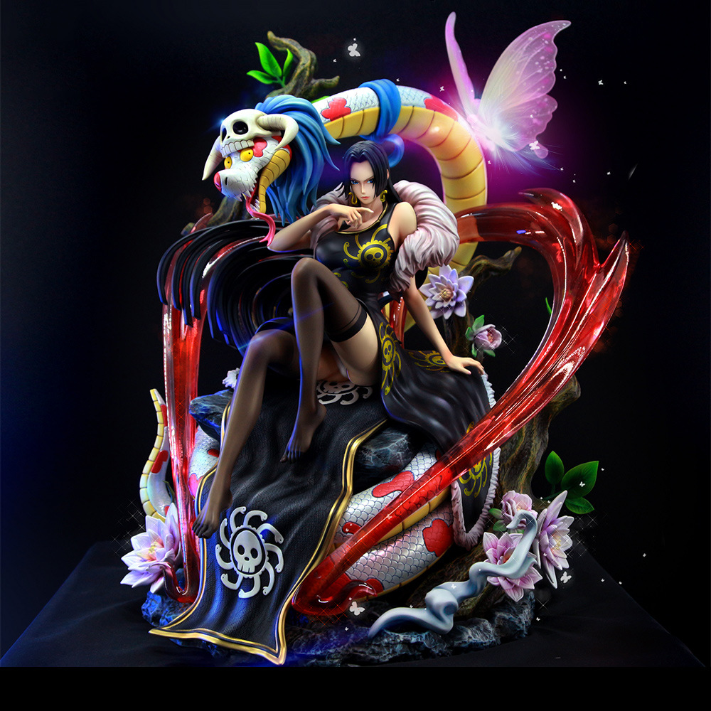 玩美工作室 海贼王 丛刃女神女 帝gk雕像 波雅 汉库克手办模型