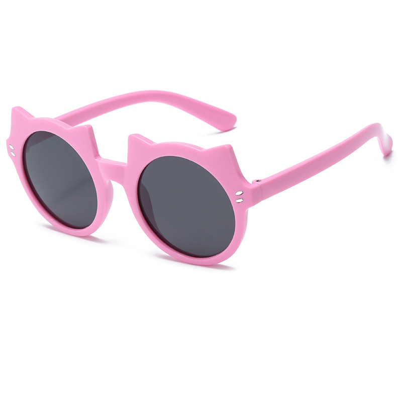 New Male and Female Baby UV Protection Sunglasses Children Silicone Polarized Sun Glasses Cute Fashion Sun-Shade Glasses Glasses