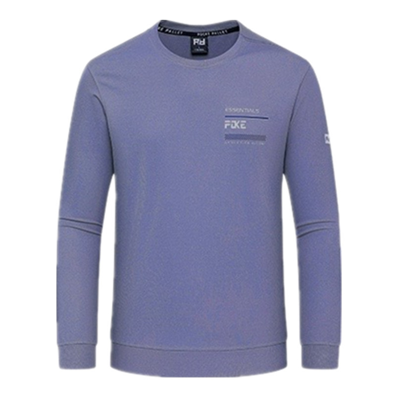 pockebia波克9800春季新款男士圆领长袖卫衣大码运动服跑步男上衣