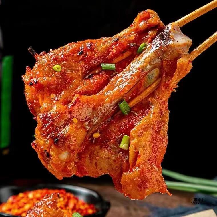 鸡腿串蝴蝶腿串奥尔良调理口味10支/包130克左右烧烤油炸三包包邮