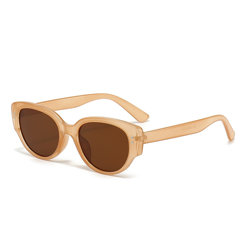 2022 New Cat Eye Fashionable Sunglasses Cross-Border Trend All-Match Sunglasses Internet Celebrity Ins Personalized Sunglasses Wholesale