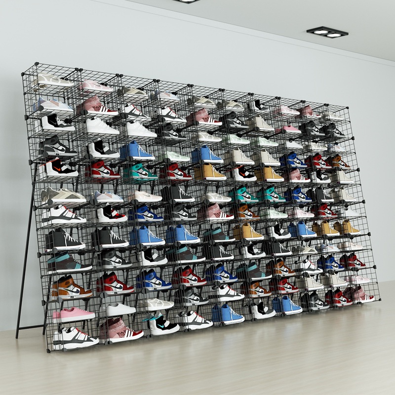 地摊鞋货架
