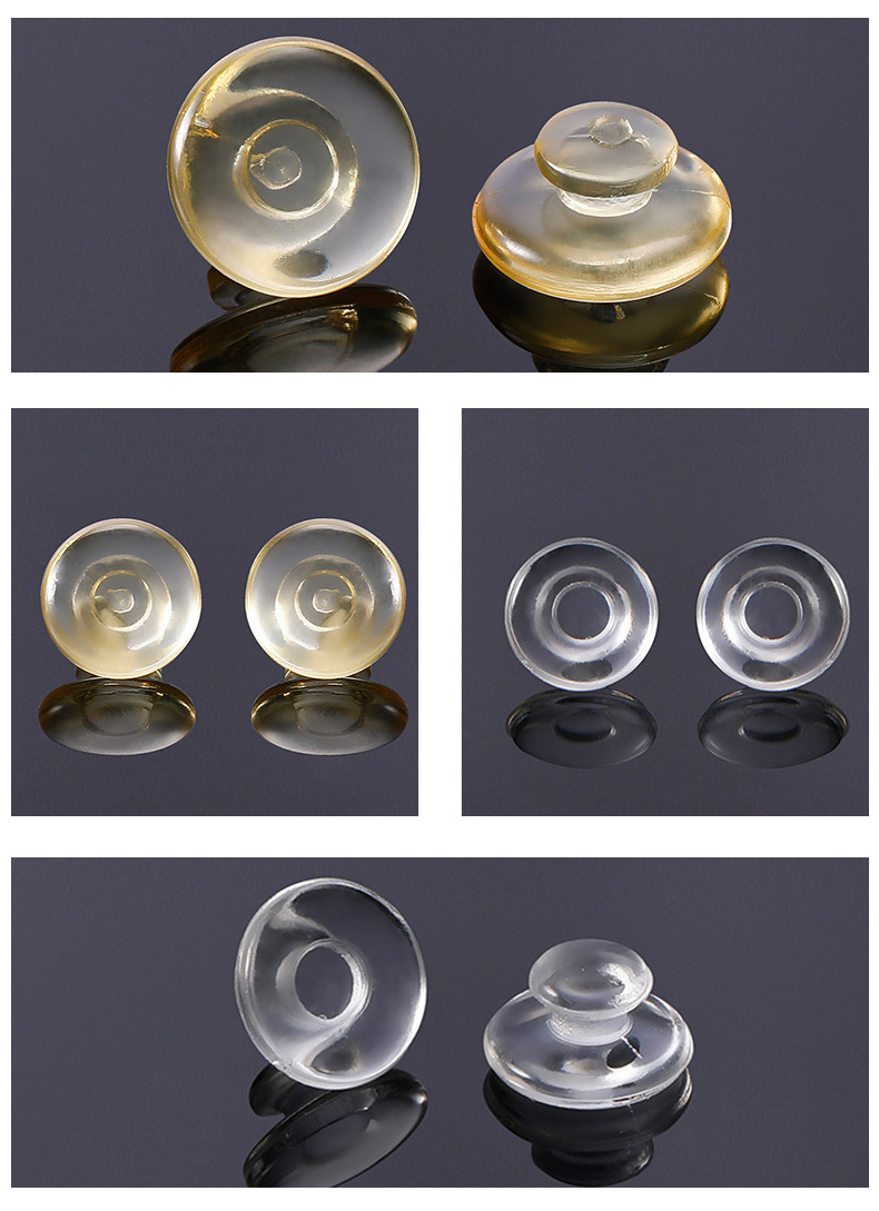 新款眼镜鼻托透明框架眼镜纯色圆形塑料挂式鼻托多种规格轻薄鼻托