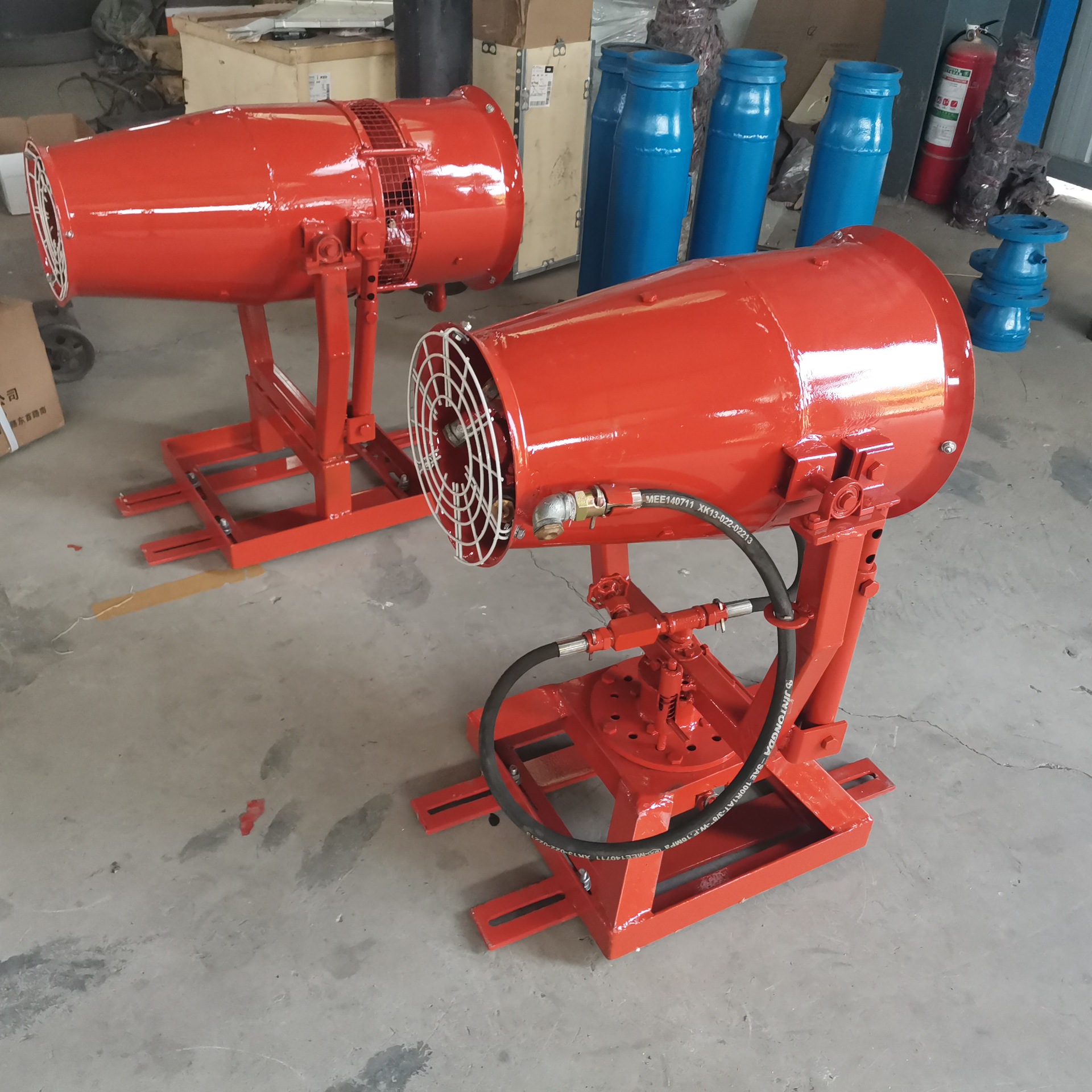 不用电   矿用无源湿式除尘风机 矿用无源湿式除尘风机万向