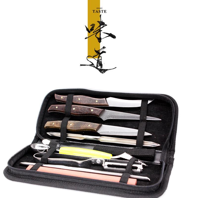 三把食品厨师雕刻刀套装工具入门专业水果雕刻刀厨师雕花主刀