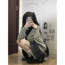 套头jkJK制服学院风女装学生日系班服针织衫套头领秋冬长袖基础款