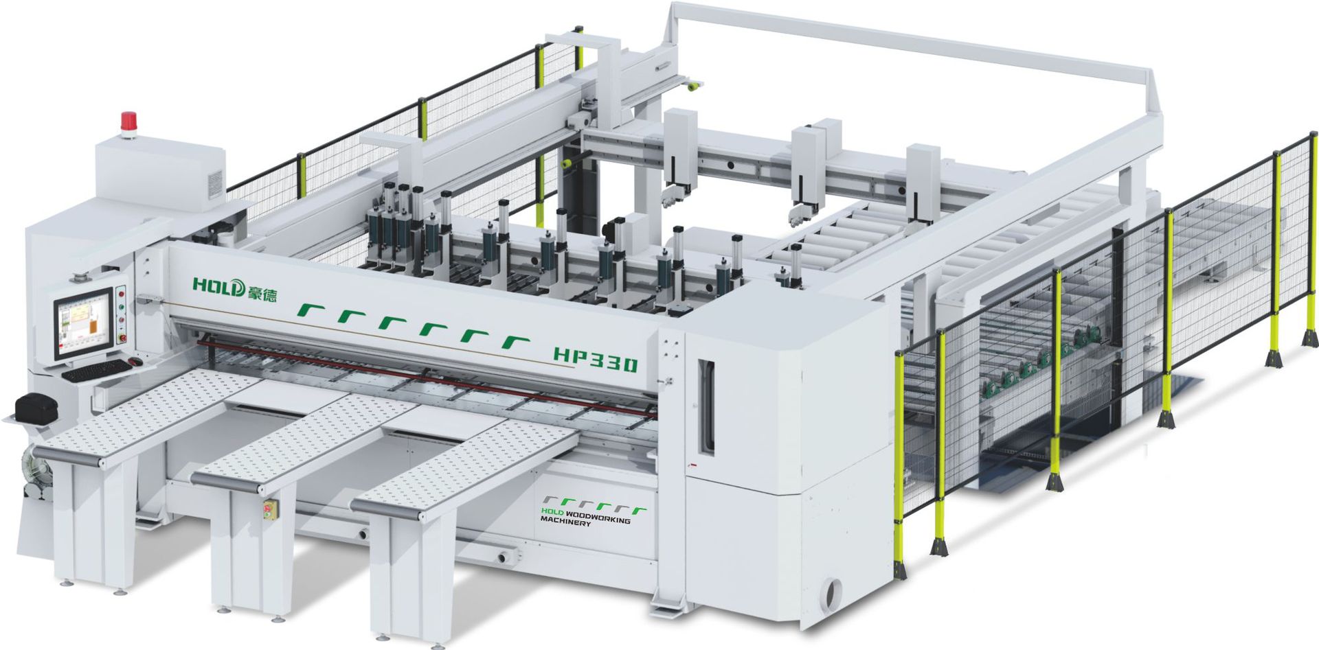 豪德hp330l 电脑裁板锯(后上料)