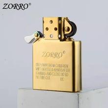 ZORRO/佐罗902原装不锈钢纯铜通用内胆煤油打火机省油打火机代发