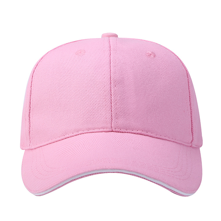 Pure Cotton Hat Custom Printed Logo Light Board Small Batch Soft Top Korean Men and Women Advertising Baseball Embroidery Hat