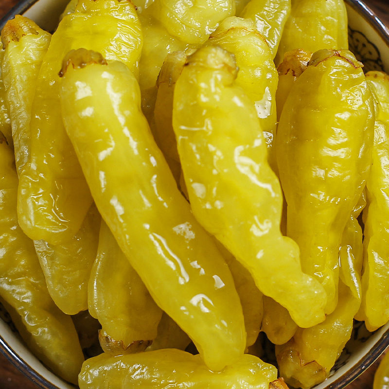 云南特产泡椒辣5斤装/100克水泡菜野山椒剁椒泡凤鸡爪调味料-阿里巴巴