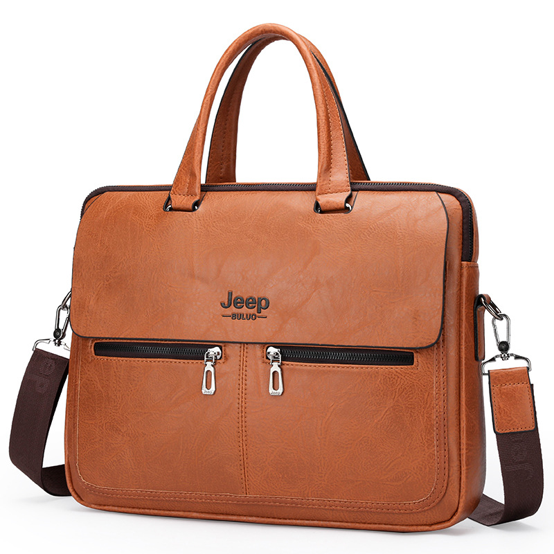 外贸男包欧美复古风范商务公文包男士手提包电脑包大容量男单肩包