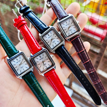 MRUIKA新款方形刻度简约休闲皮带手表经典女士手表抖音款