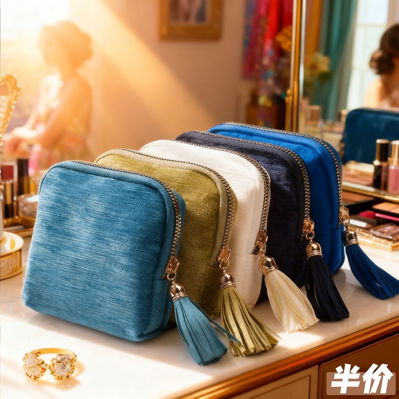 首饰收纳包手饰品高档精致文玩手串收纳包出差旅行便携耐用首饰包