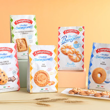 意大利进口欧若拉奶油/全麦/巧克力/原味/甜甜圈曲奇饼干袋装系列