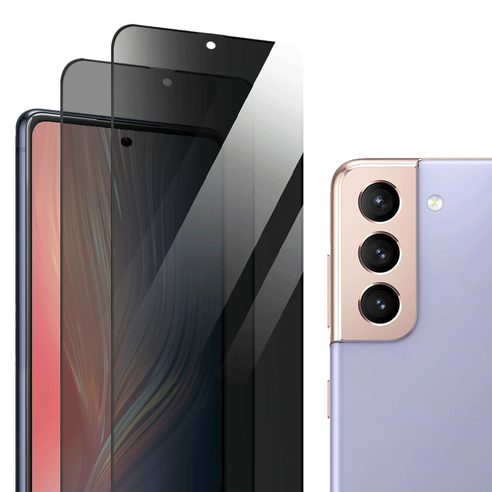 三星s21防窥钢化手机膜 适用于samsungs10e保护膜钢化膜a51 跨境