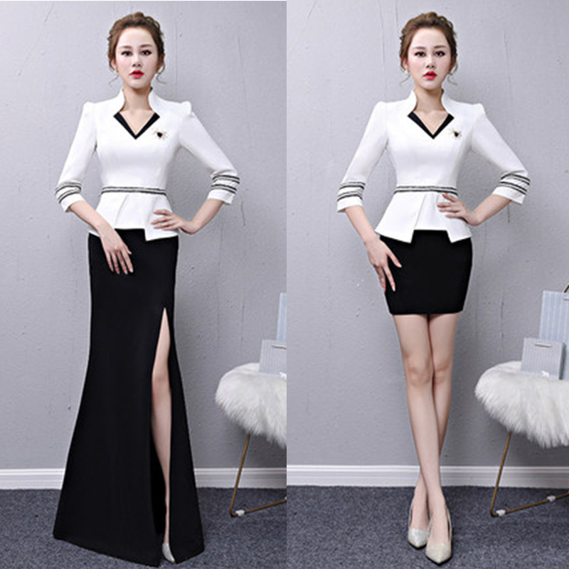 ktv公主服酒店工作制服dj女酒吧夜场性感鱼尾包臀夜总会模特佳丽