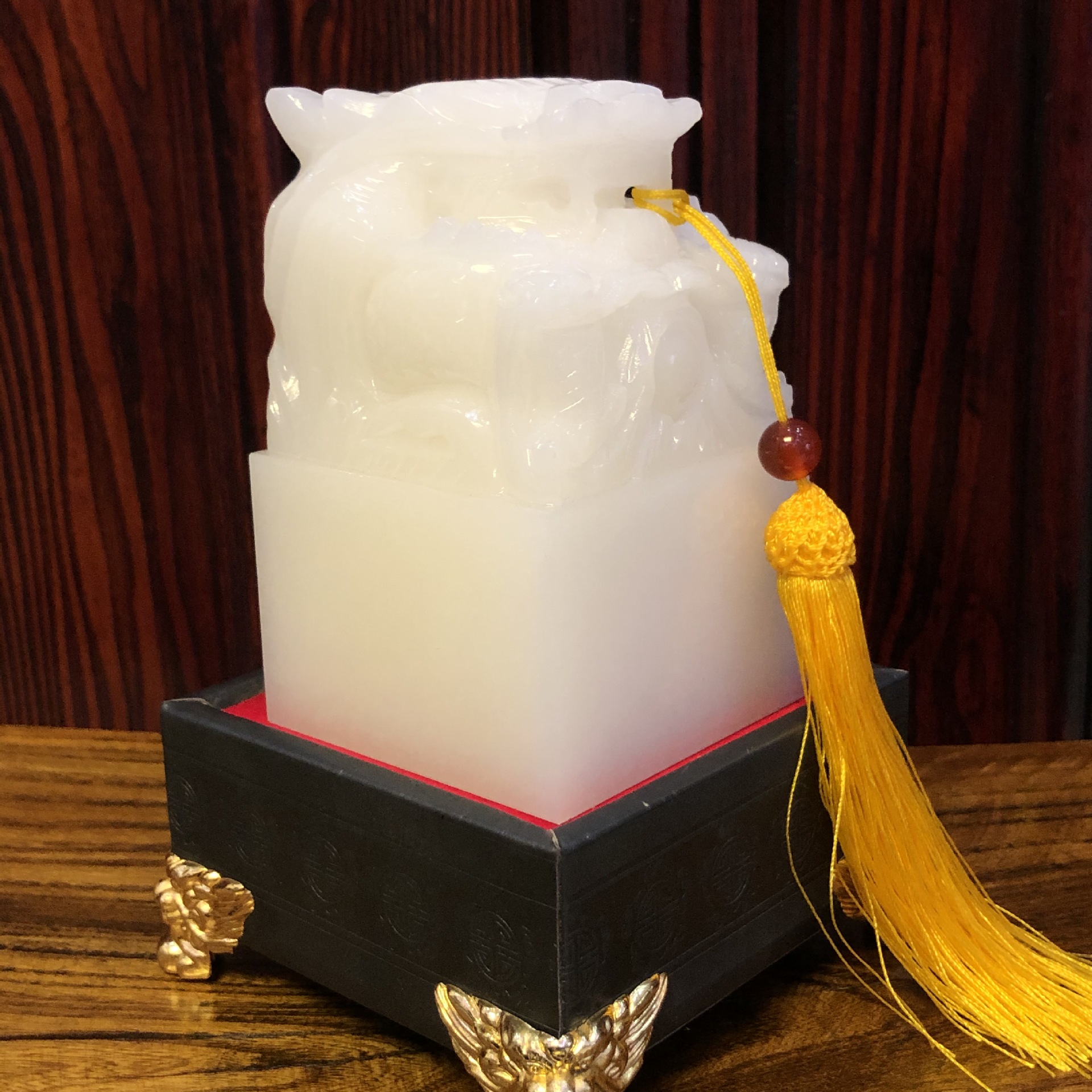 篆刻印章昆仑冻玉石精雕招财貔貅印章石头大玉玺藏书画法免费刻字