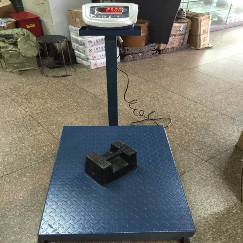 上海三峰电子台秤tcs带轮子电子磅秤地磅称300kg 600kg 1t-阿里巴巴