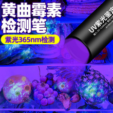神鱼黄曲霉素菌检测笔紫外线灯紫光灯手电筒毒素365荧光剂检测灯
