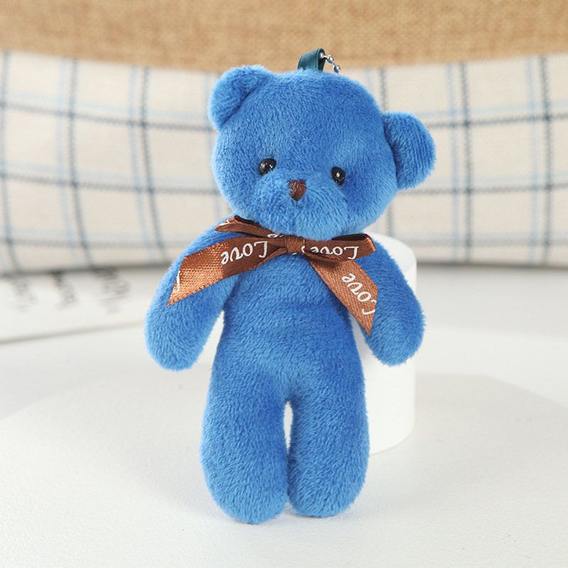 Cross-Border Teddy Bear Doll Plush One-Piece Bear Doll Pendant Small Bear Doll Plush Doll Plush Toys Wholesale