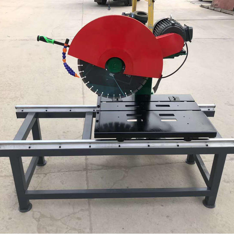 常青电动石材切割机石块切割机大理石切割机4kw铜线电机瓷砖切割