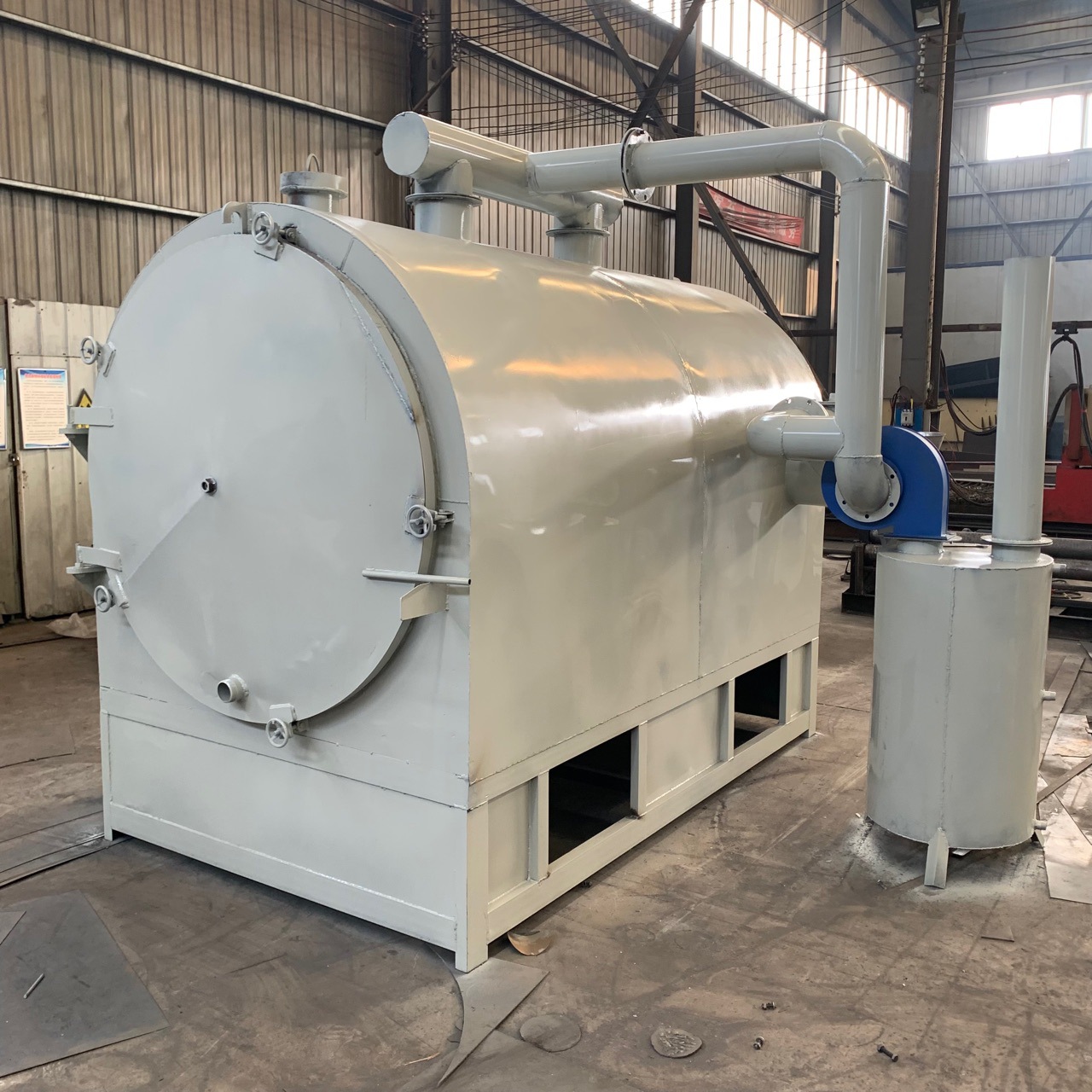 现货供应小型卧式炭化炉 原木木炭碳化炉 秸秆椰壳竹子锯末炭化炉