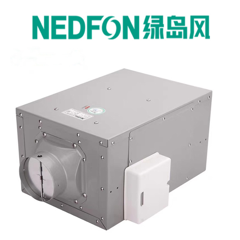 绿岛风直流式送风机暗装静音排气扇酒店商场别墅餐厅送风机抽风机