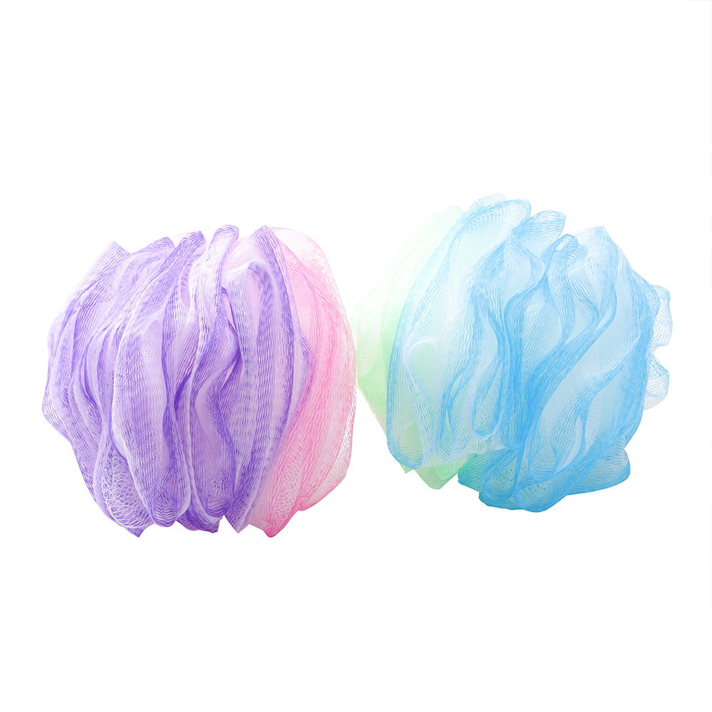 Danni Loofah Super Soft Mesh Sponge Skin-Friendly Colorful Bath Products Adult Kids Sparkling Exfoliating Ball