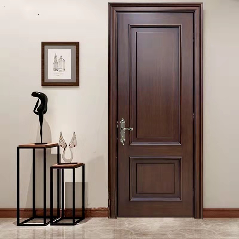 佛山橡木卧室门沙比利原木门胡桃木房间卫生间门整套款式颜色可选