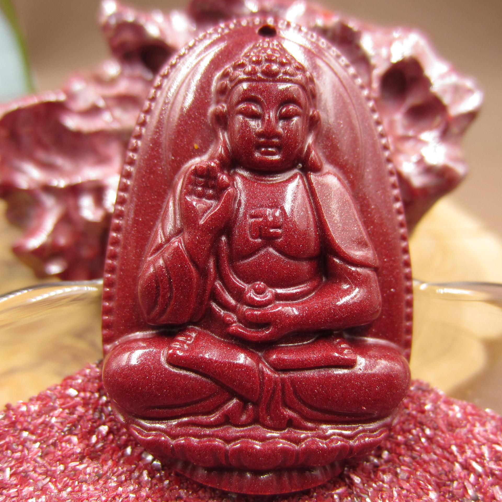 润泰朱砂生肖本命佛吊坠紫金砂十二生肖守护神吊牌项坠项链