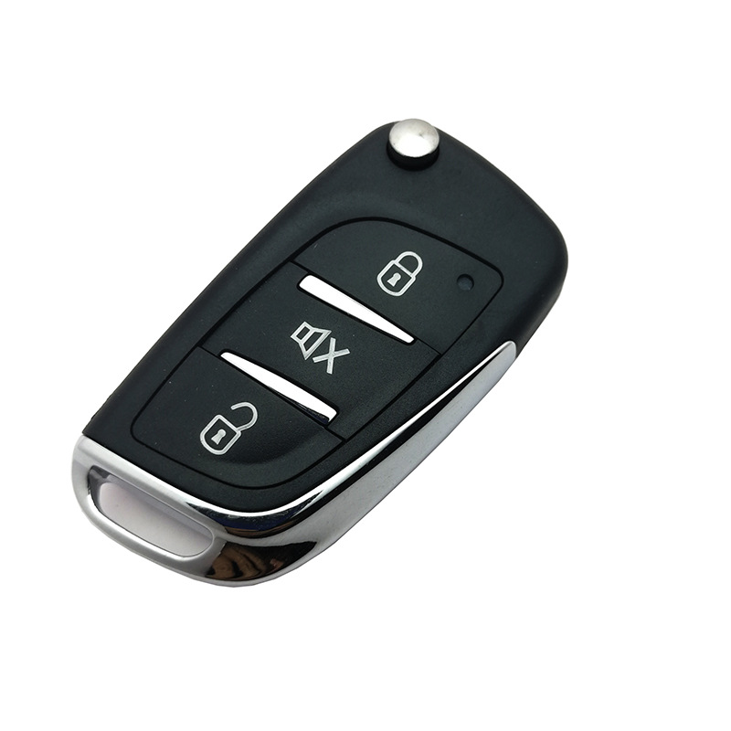 汽车防盗器遥控钥匙金属433学习代码/滚动代码遥控器用于门禁安防