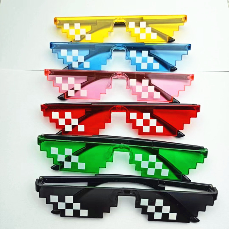 Mosaic Glasses Colorful Sunglasses Ball Funny Glasses Party Gathering Performance Bar Birthday Spoof Props