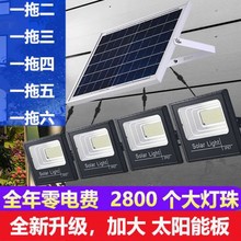 太阳能庭院灯超亮户外室内5米/条双针款一拖二三大功率照明路灯