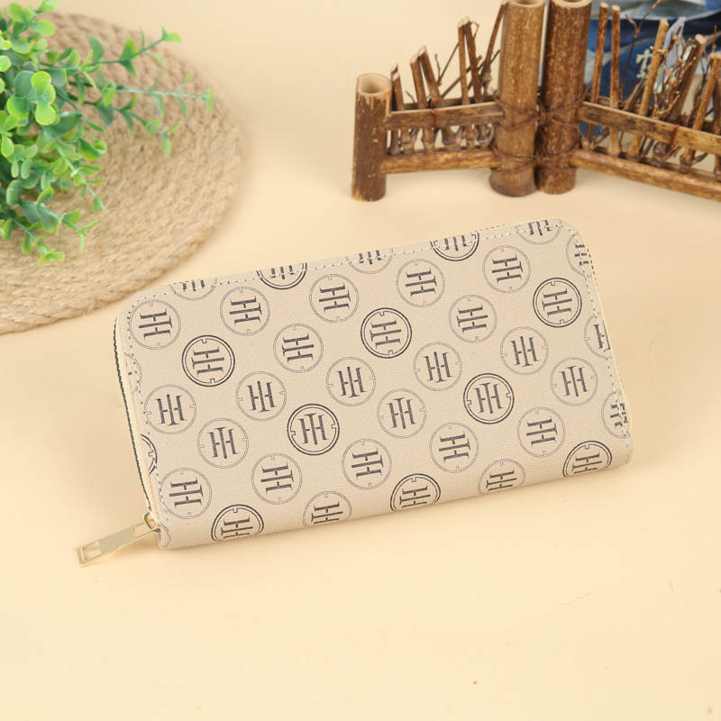 Business Fashion Clutch Big Brand Style Long Zip Wallet Women's Handbag Change Card Bag Customization