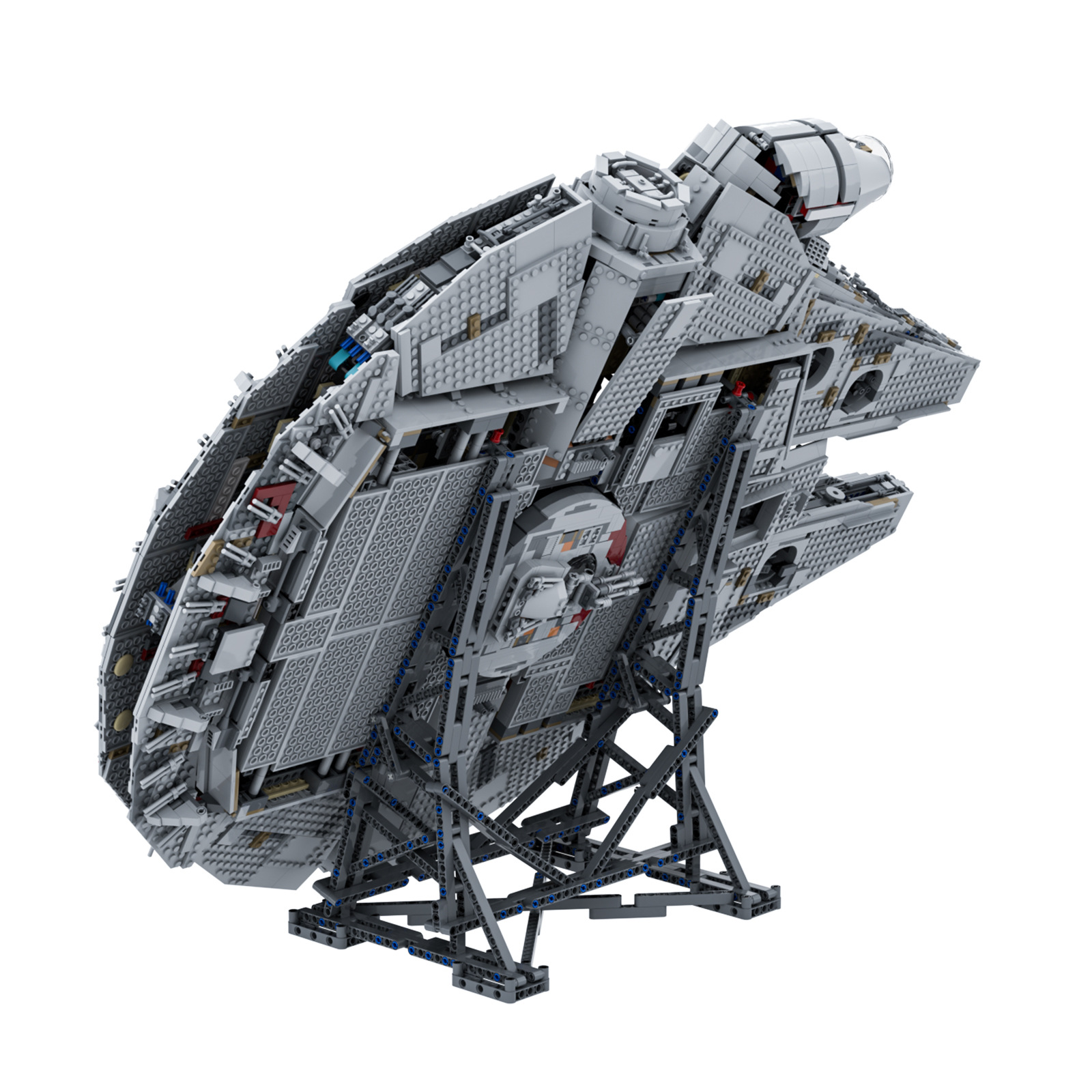 buildmoc 75192千年隼展示支架 科技moc10219 现货